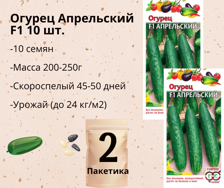 Огурцы Апрельский F1 Отзывы Фото