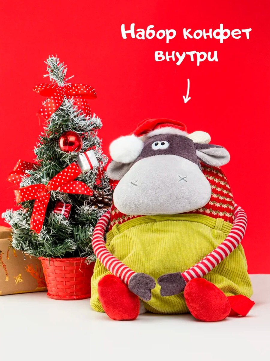 Новогодний Рюкзачок С Конфетами Новогодний Рюкзачок С Конфетами