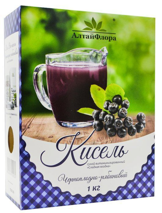 Кисель сладкая ягодка черноплодно-рябиновый коробка 1 кг — купить в ...