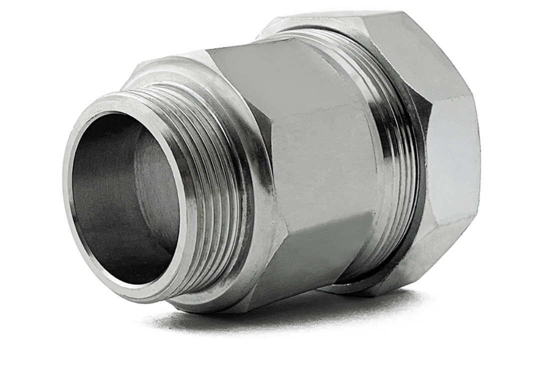 Муфта обжимная 1-1/2\" (Ду 40) наружная резьба, для трубы с диаметром Дн ...