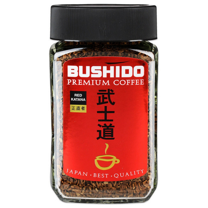 Кофе BUSHIDO Red Katana растворимый,50г стекло — купить в интернет ...