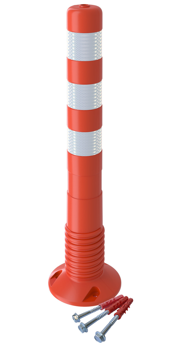 Столбик разделительный гибкий 750 мм с комплектом крепления — купить в ...