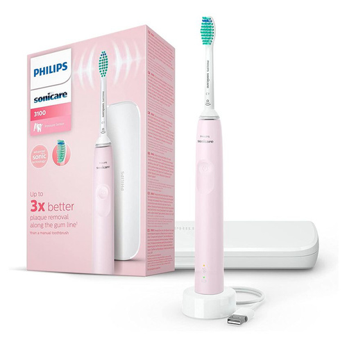 Электрическая зубная щетка Philips Sonicare CleanCare+ HX3292/44, белый, розовый