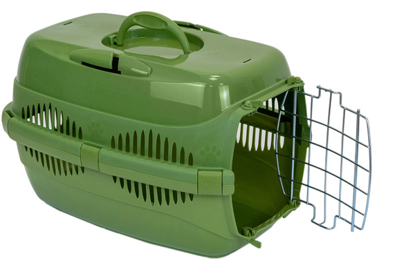 Переноска для животных "PetTails" Размер-2, до 12 кг, оливковый, 33 х ...