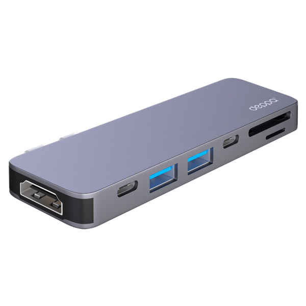 Переходник Deppa Адаптер USB-C 7-в-1 графит купить на OZON по низкой ...