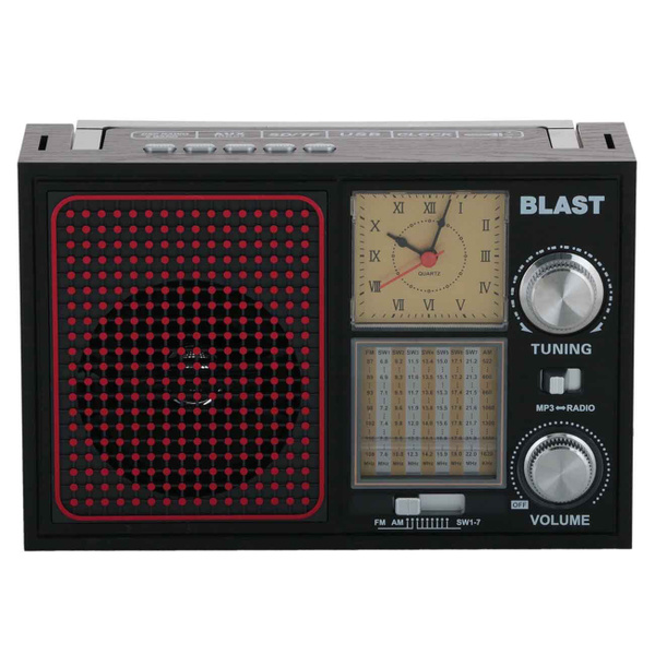 Blast Радиоприемник BPR-912 Black купить по низкой цене с доставкой в ...