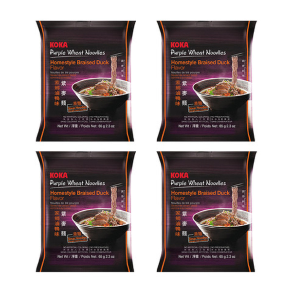 KOKA/ сингапурская лапша КОКА Purple со вкусом томлёной утки, без ...