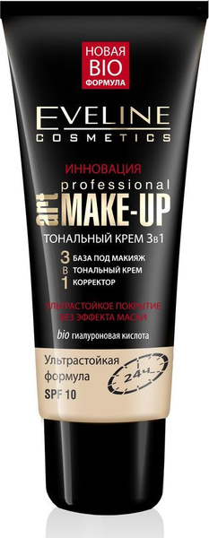 Eveline Art Professional Make-up Тональный крем 3 в 1, светло-бежевый ...