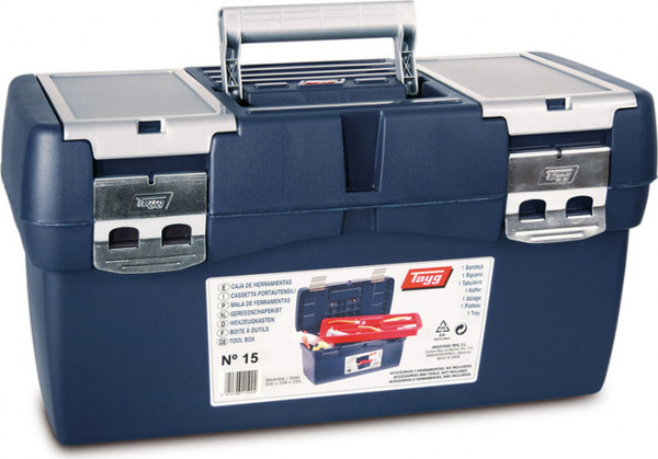 Ящик для инструментов Tayg 50 х 25.8 х 25.5 см, 2 секц., Полипропилен ...
