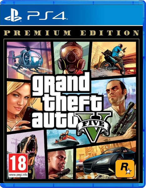 Grand Theft Auto V Premium Edition GTA 5 PlayStation 4 OZON 200727347