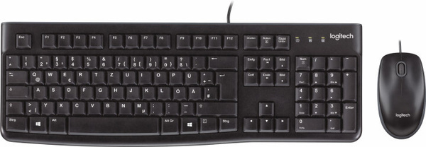 Клавиатура+мышь Logitech Desktop MK120 (920-002561), черный купить по ...