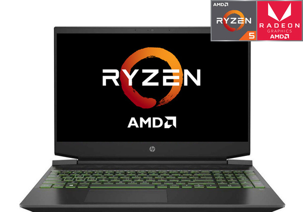 Игровой ноутбук HP Pavilion Gaming 15-ec0061ur, черный купить по низкой ...