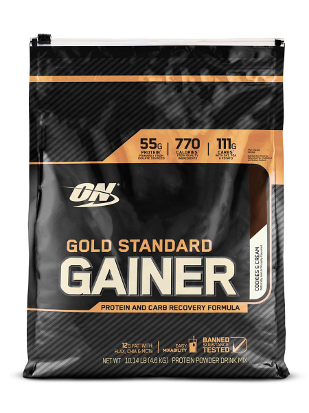 Гейнер Optimum Nutrition Gold Standard Gainer 10,14 lb Cookies&Cream ...