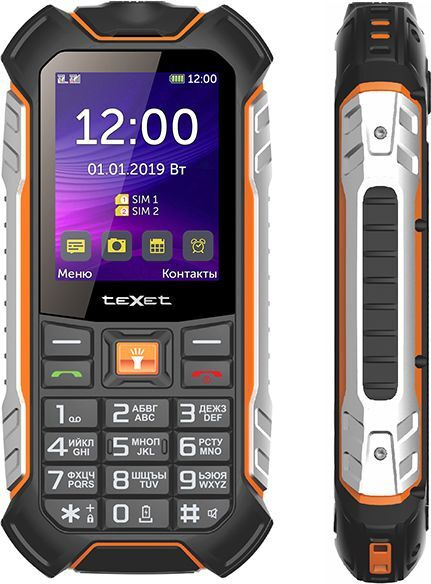 Мобильный телефон Texet TM-530R, черный - купить по выгодной цене в ...