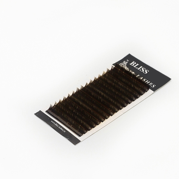 Bliss Lashes ресницы для наращивания коричневые горький шоколад 16 ...