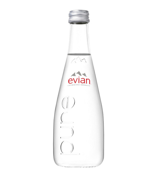 Вода минеральная Evian / Эвиан негазированная СТЕКЛО 0.33 л (20 штук ...