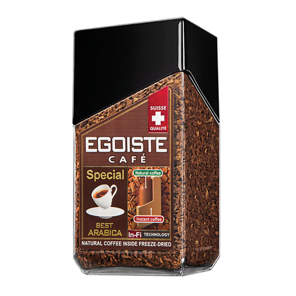 Кофе молотый в растворимом EGOISTE "Special", натуральный, 100 г, 100% ...