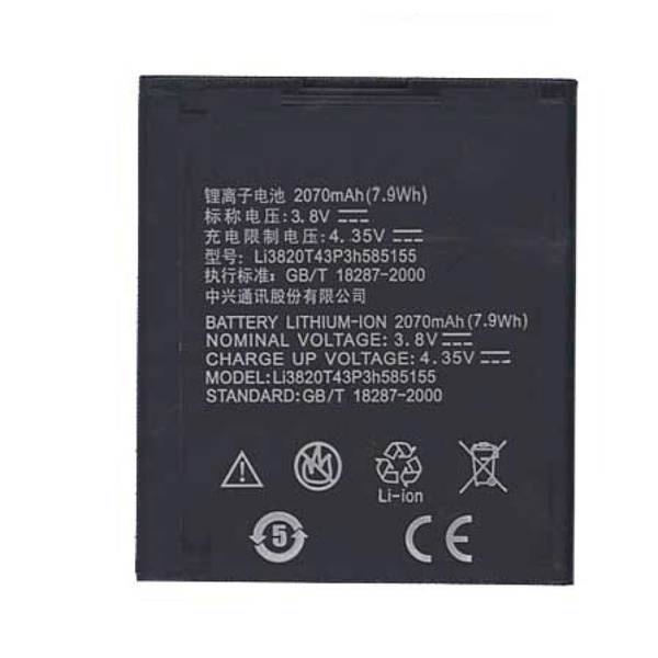 Аккумуляторная батарея Li3820T42P3h585155 для ZTE N983 ZTE SOLAR 3.7V 6 ...