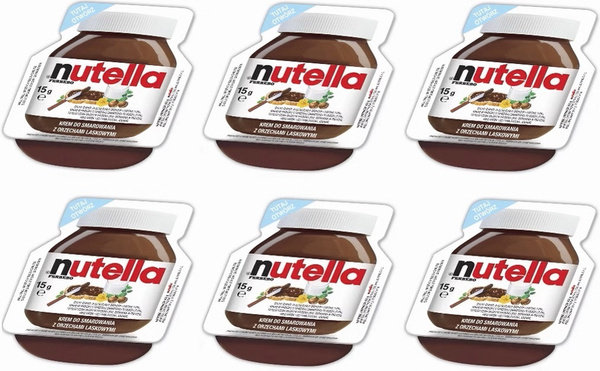 Шоколадная паста Нутелла Мини / Nutella mini 15гр. х 6 шт. (Германия ...