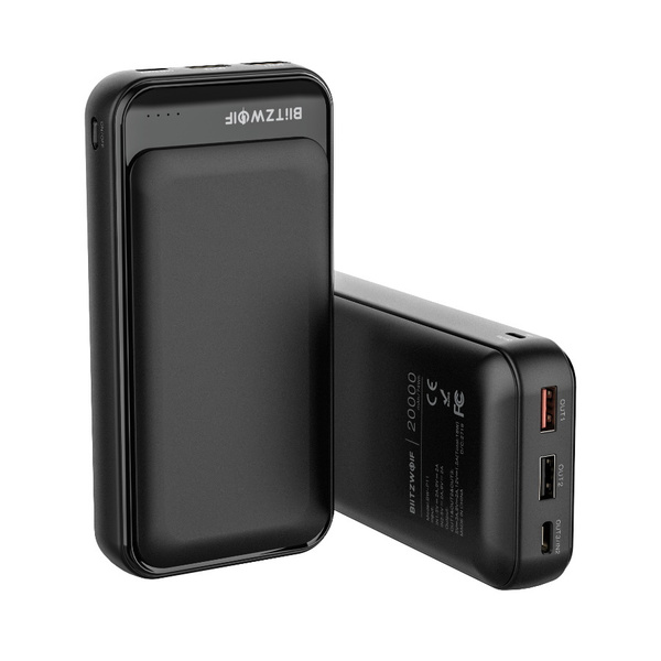 BW-P11 20000mAh Mobile Power Bank - 18W QC3.0 PD Power Bank - for iPhone 12 Pro Max, Samsung S10 for Xiaomi (1U104)(1LT1) main image 1
