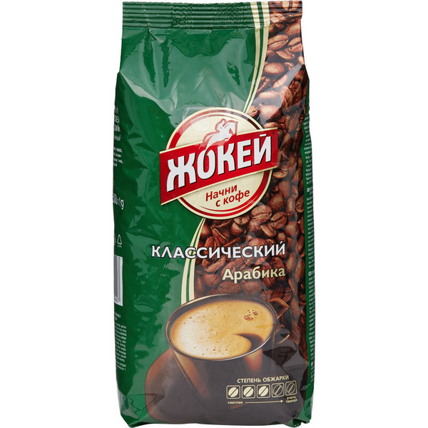 Кофе Жокей Классический в зернах,500г, 0242-08 - купить с доставкой по ...