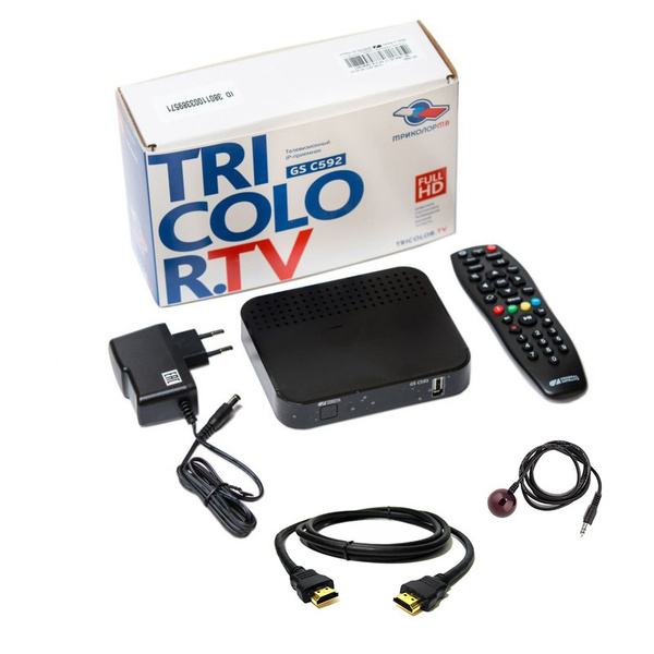 Спутниковая Full HD приставка-клиент GS C592 (Триколор) - купить с ...