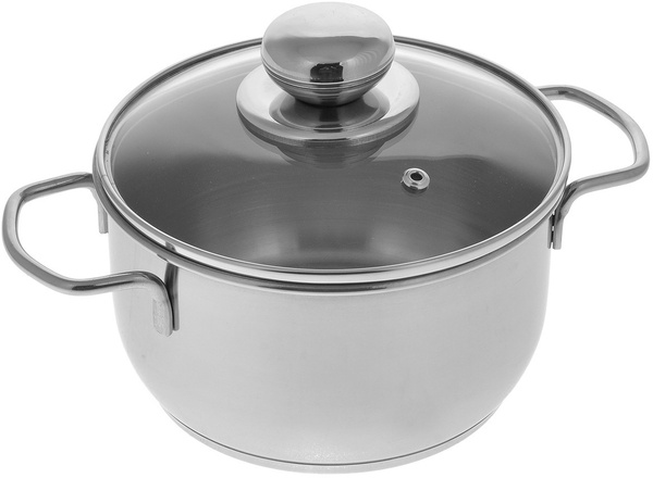 Кастрюля 1,5л ТРС-3 прут. руч. стеклянная крышка Прима 1с751 - купить с ...