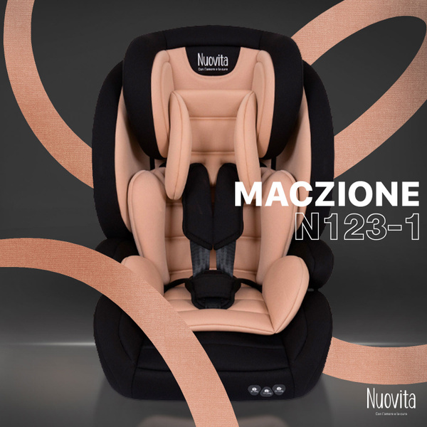 Детское автокресло Nuovita Maczione N123-1 складное, трансформер ...