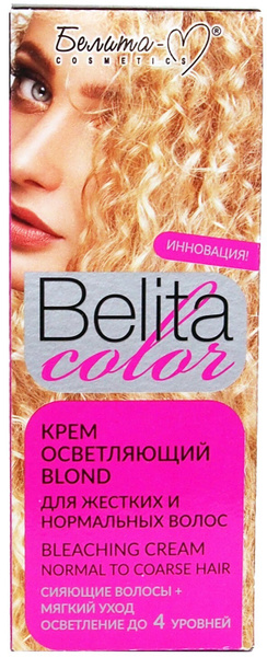 Белита-М Осветлитель для волос Крем COLOR Blond для жестких и ...
