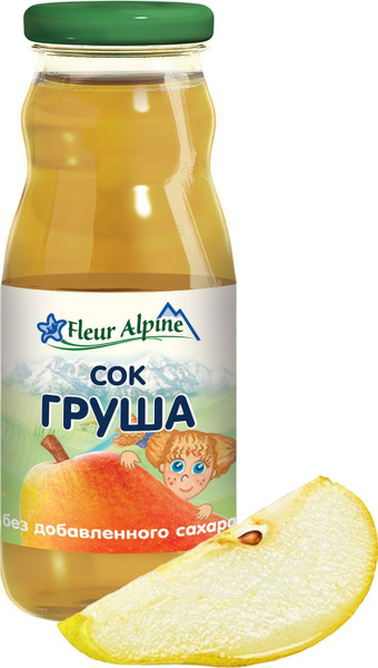 Сок детский осветленный Fleur Alpine Грушевый, с 4 месяцев, 200 мл ...