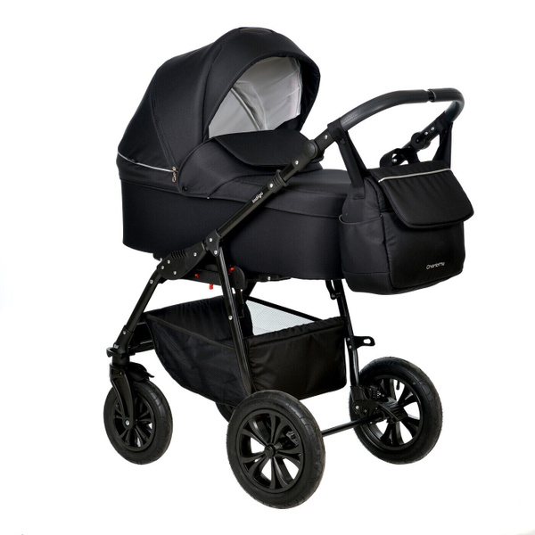 Коляска универсальная 2в1 Indigo CHARLOTTE Mono (05), черный ...