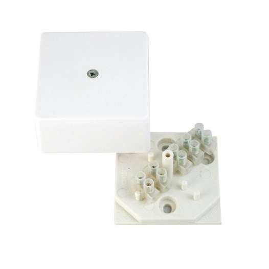 Коробка распределительная ОП 75х75х30мм с клемм. бел. HEGEL КРК2702 ...