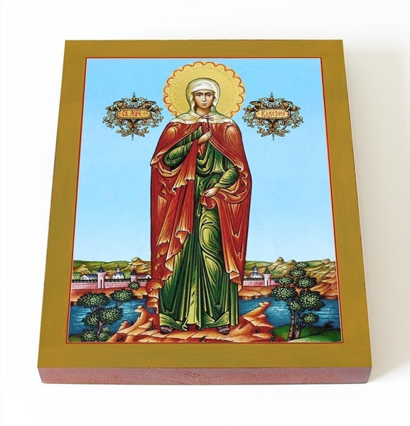 Мученица Валерия Кесарийская, Калерия, икона доске 13*16,5 см - купить ...