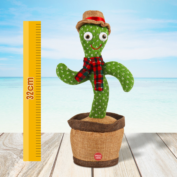 Танцующий и поющий кактус, мягкая игрушка для детей 2022 - купить с ...