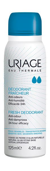 Освежающий дезодорант-спрей с квасцовым камнем Uriage Fresh Deodorant ...