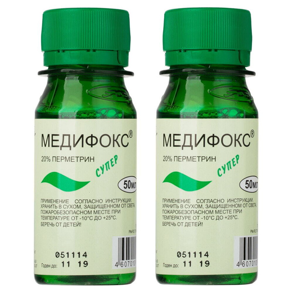Медифокс Супер средство от платяных, головных, лобковых вшей ...