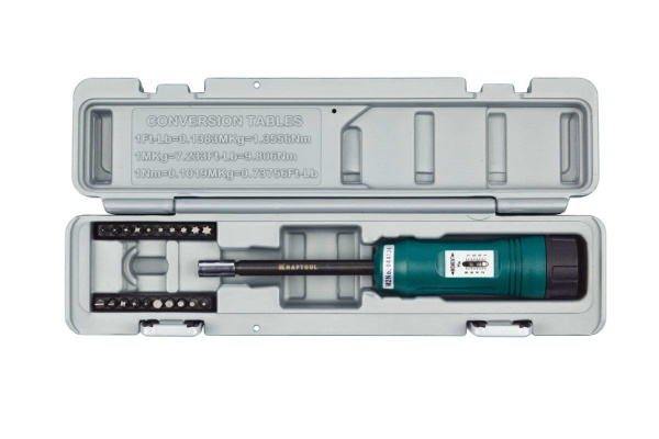 Динамометрическая отвертка KRAFTOOL Industrie 20 предм. 64030 - купить ...