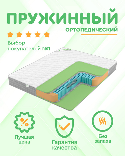 Матрас MATERSON Standart S1000, Независимые пружины, 140 - купить по ...