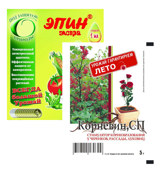 Комплект из 2 средств "Эпин-Экстра" регулятор роста и развития растений ...
