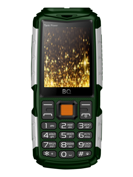 Мобильный телефон BQ 2430 Tank Power Green+Silver_341020 озон, зеленый ...
