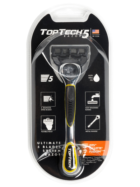 Бритва TopTech Razor 5, станок +1 сменная кассета (TopTech Global, США ...