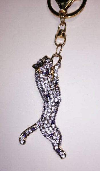 Брелок со стразами "Леопард" - купить с доставкой по выгодным ценам в ...