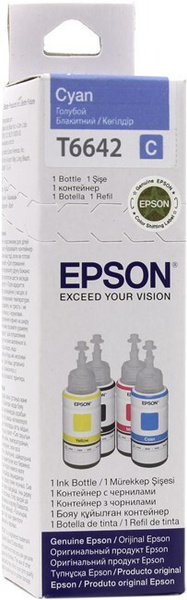 Расходник для печати Epson Чернила 664, Голубой (cyan), для струйного ...