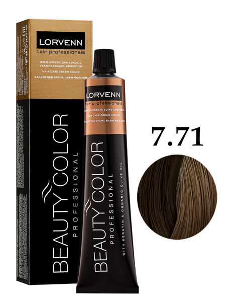 LORVENN HAIR PROFESSIONALS Крем-краска BEAUTY COLOR для окрашивания ...