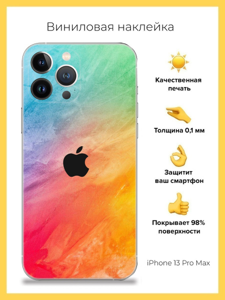 Гидрогелевая пленка на iPhone 13 Pro Max на заднюю панель - купить с ...