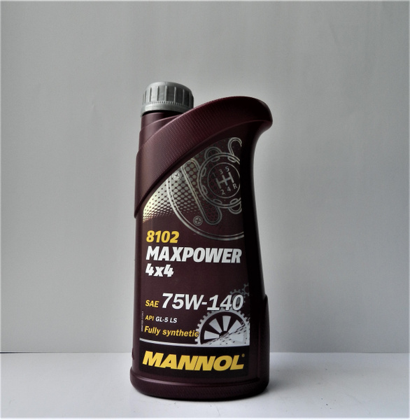 Масло трансмиссионное MANNOL 4х4 Maxpower 75W140 синтет. (GL-5) 1л ...