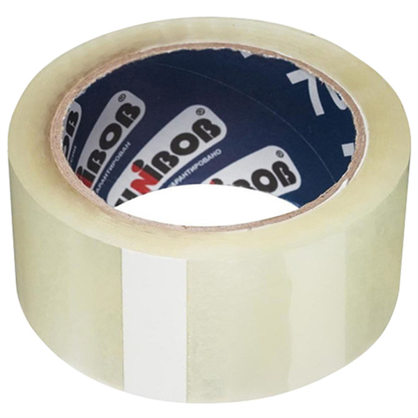 Клейкая лента Unibob Упаковочная 700 суперклейкая 48 мм, 66 м ...