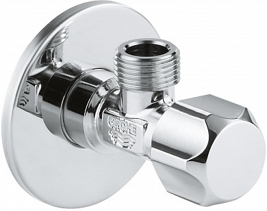 Вентиль угловой 1/2 дюйма GROHE, хром (22025000) купить на OZON по ...