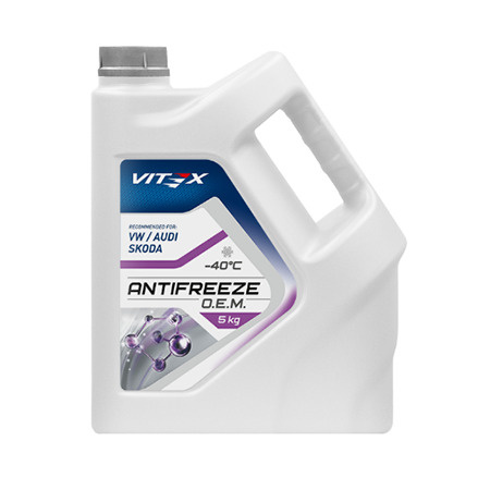 Антифриз VITEX O.E.M. for VW Audi Skoda -40_белый, Готовый раствор ...