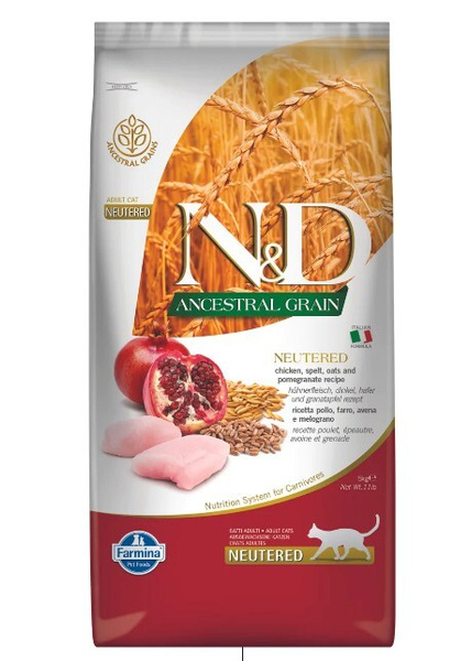 Сухой корм Farmina для кошек N&D Аnestral Low Grain CAT Chicken ...